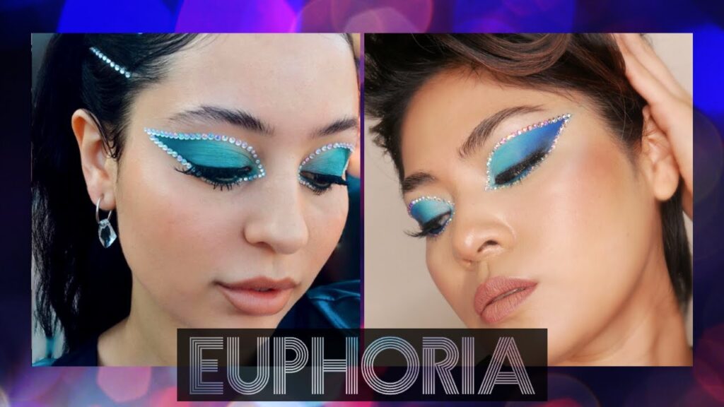 Descubre El Impactante Maquillaje Azul Euphoria Paso A Paso