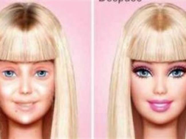 Descubre la auténtica Belleza de la Barbie humana sin maquillaje.