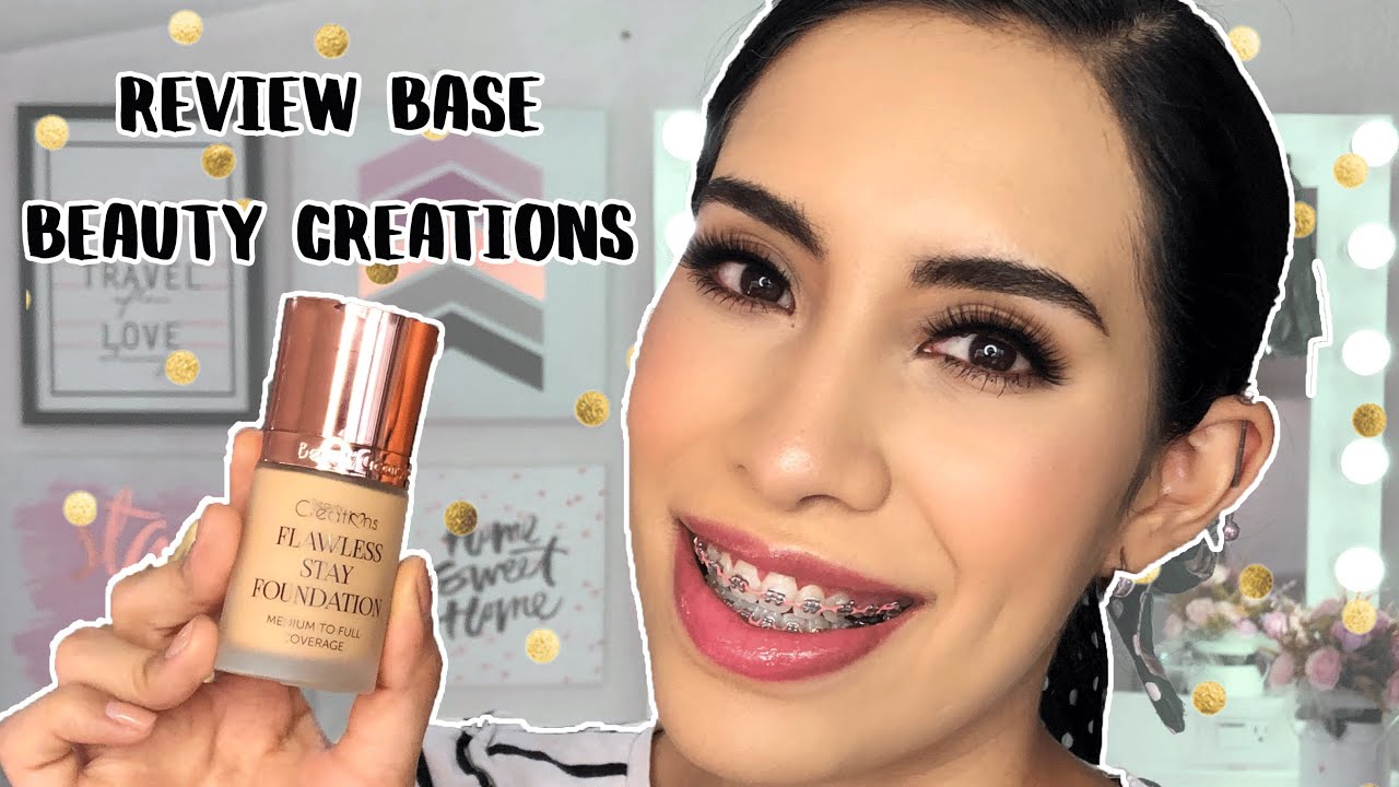 Logra un look perfecto con la base de maquillaje Beauty Creations.