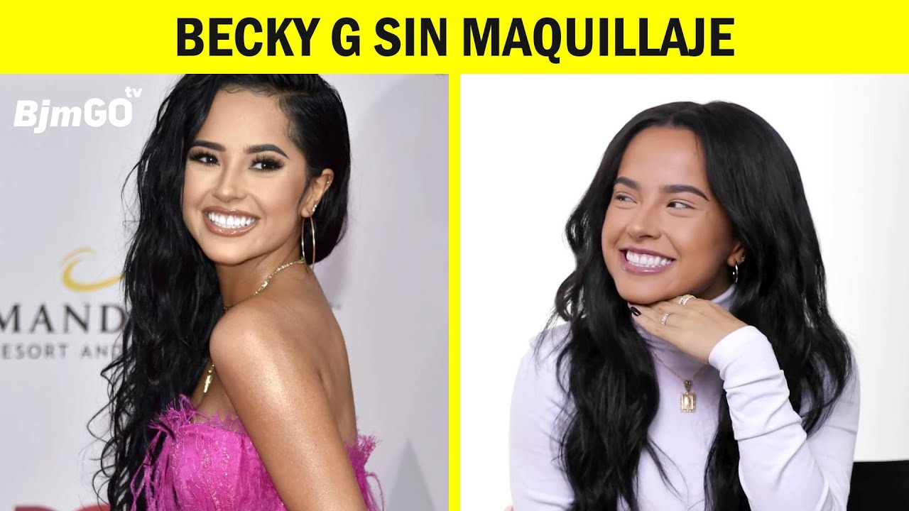 Descubre la Belleza natural de Becky G sin maquillaje – Sorpréndete con su autenticidad.