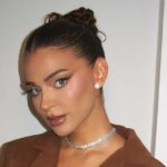 Descubre el increíble look de maquillaje azul y amarillo para resaltar tus ojos.