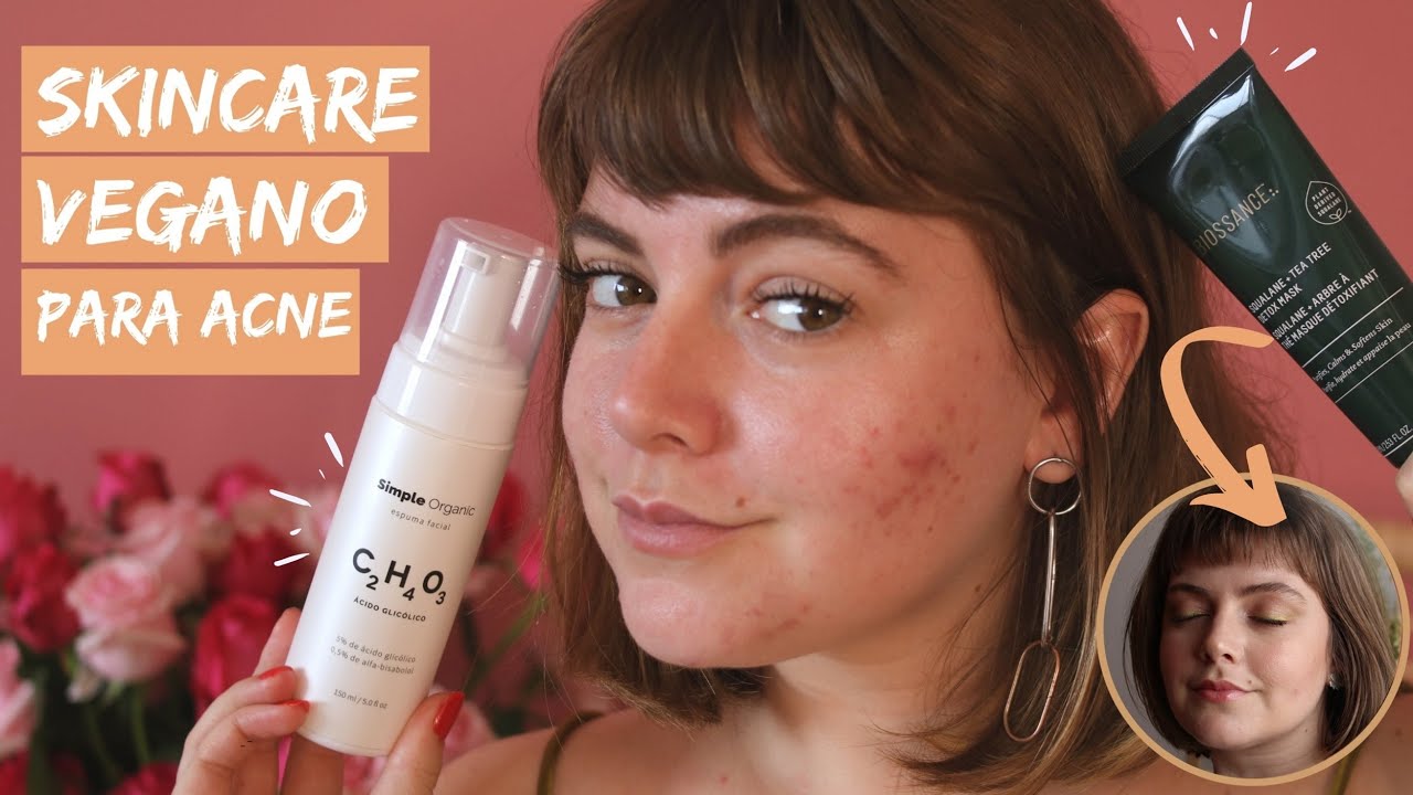 Elimina el acné con skincare vegano