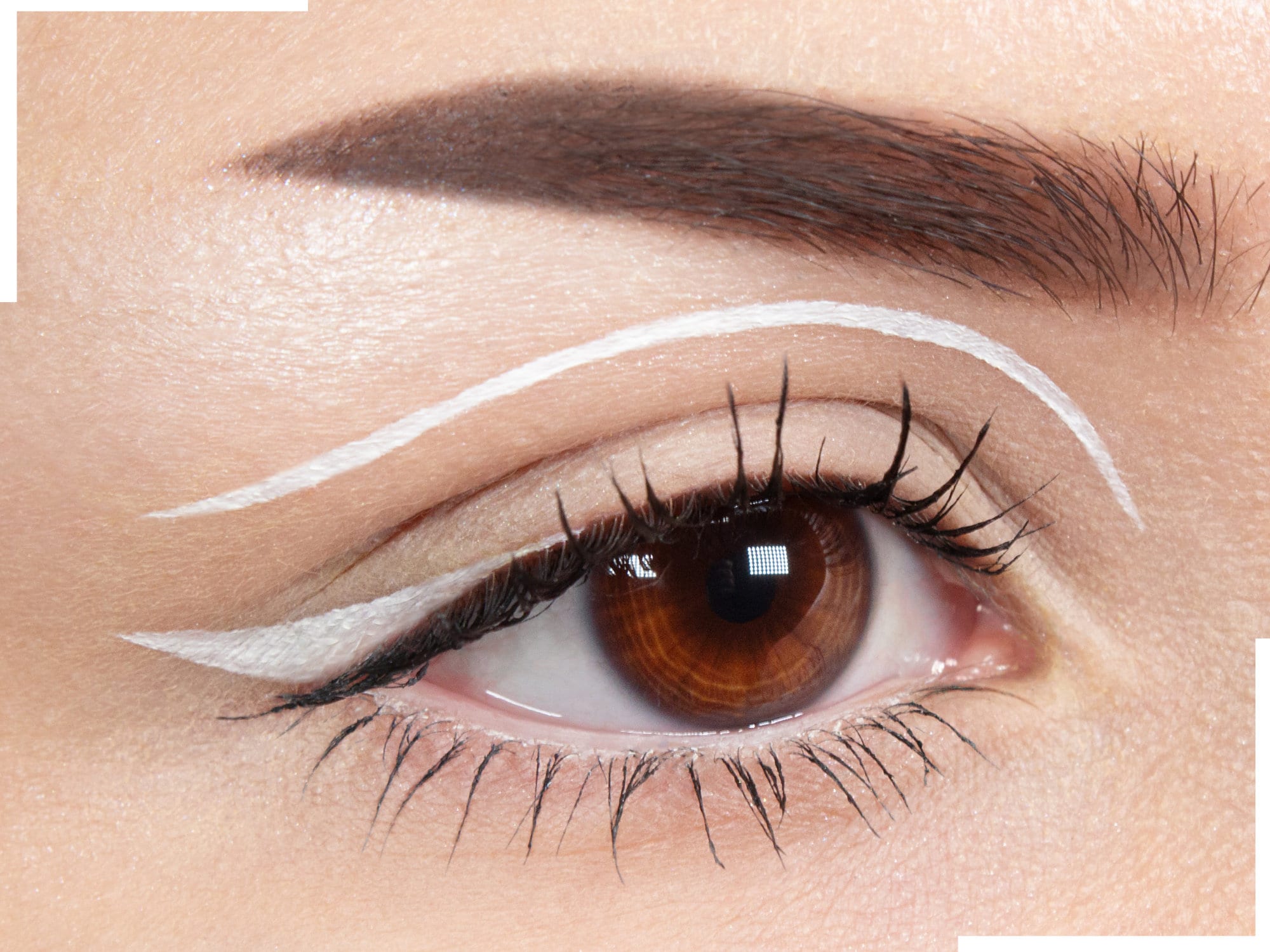 Belleza eyeliner blanco para un maquillaje único y sofisticado