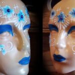 Descubre el encanto del maquillaje artístico con flores: colores vibrantes y Bellezas únicos te esperan. ¡Resalta tu Belleza de manera original y creativa!