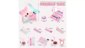 Descubre nuestro increíble kit de maquillaje para niñas: diversión y creatividad garantizadas
