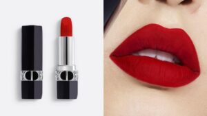 Logra un look fresco y natural con labios rojos intensos