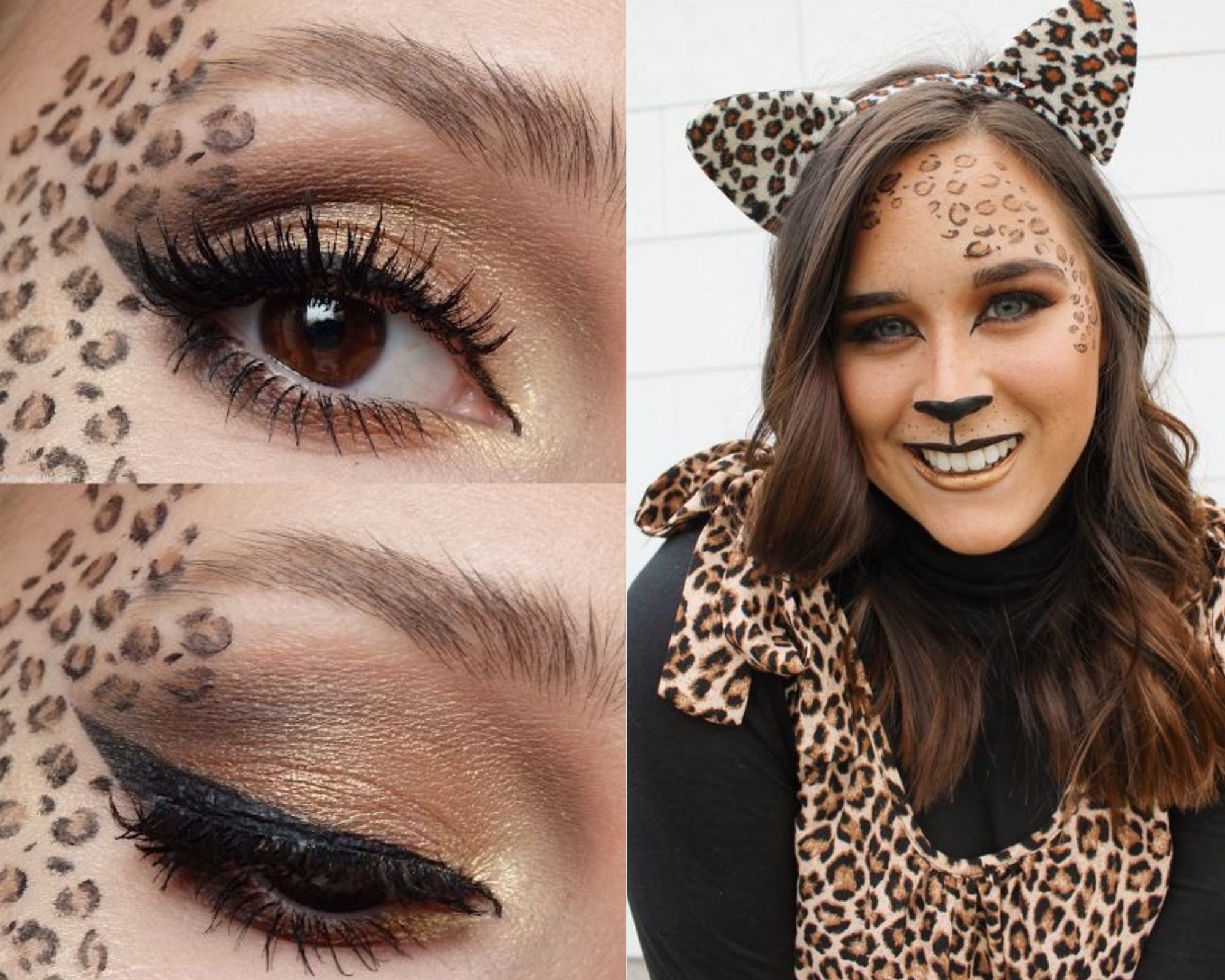 Descubre los secretos del leopardo maquillaje y deslumbra con tu mirada felina.