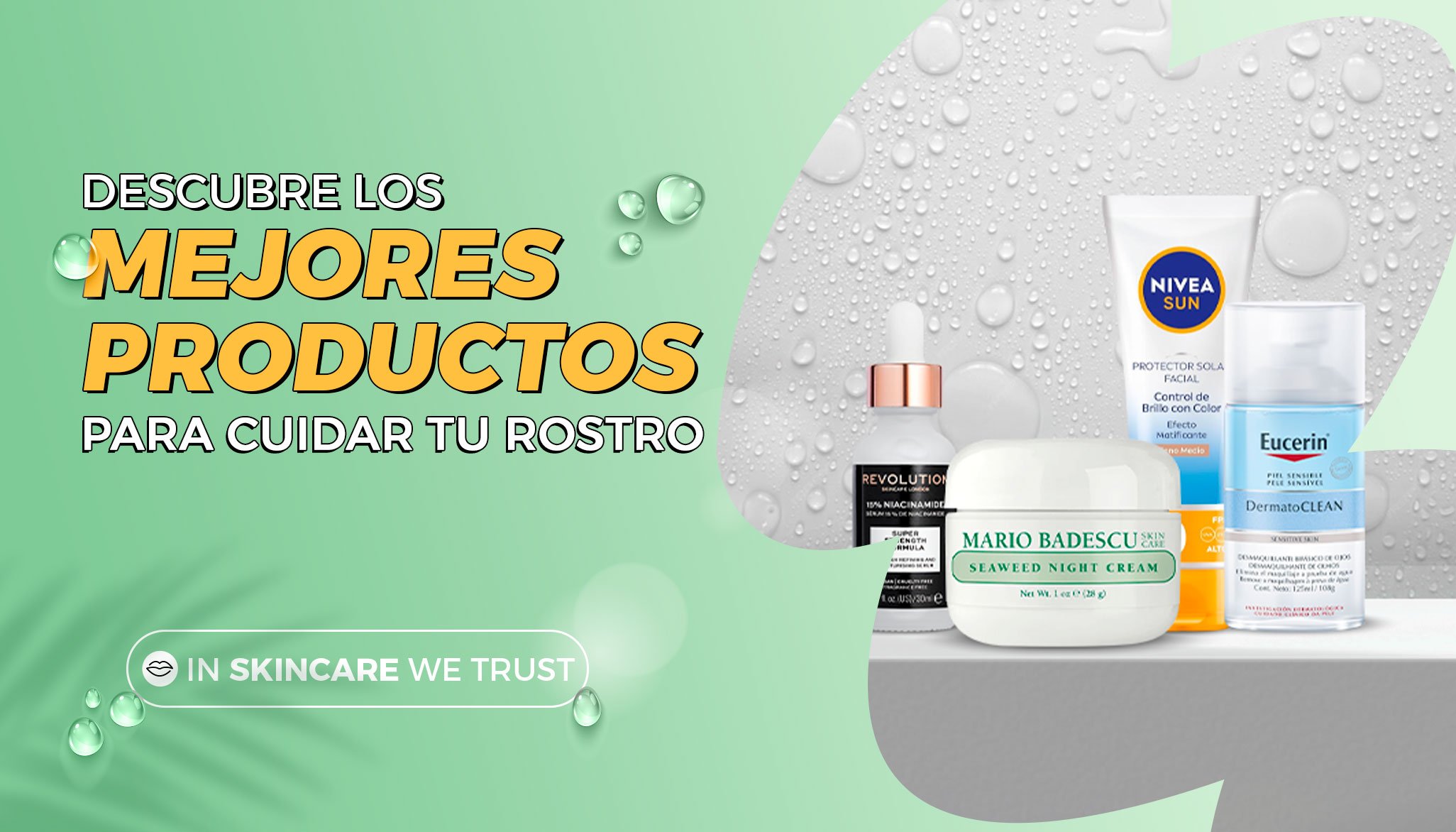 Logra un brillo radiante en tu piel con nuestro skincare