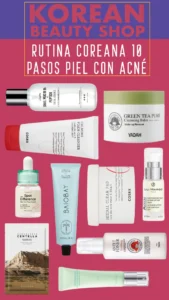 Logra una piel radiante con el cuidado facial coreano para el acné