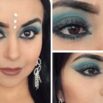 Descubre el encanto del maquillaje árabe verde – Obtén un look exótico y deslumbrante al resaltar tus ojos con tonos verdes vibrantes y elegantes. ¡Entra ahora y deslúmbrate!