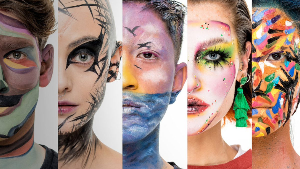 Descubre el brillo del maquillaje artístico con efecto glow