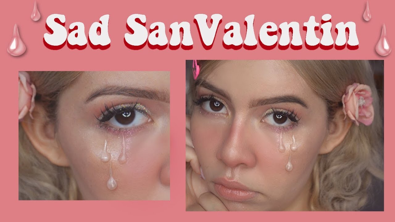 Consigue un look único con el maquillaje artístico de lágrimas.