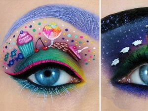 Descubre cómo hacer maquillaje artístico de ojos paso a paso y sorprende con tu creatividad
