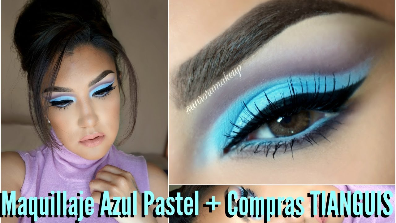 Descubre el encanto del maquillaje azul pastel: Looks frescos y elegantes
