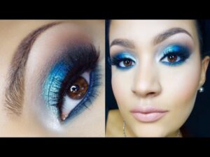 Maquillaje azul rey para lucir radiante de día. Encuentra los mejores tips y productos para resaltar tu Belleza.