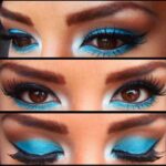 Descubre el encanto del maquillaje azul turquesa para resaltar tus ojos.