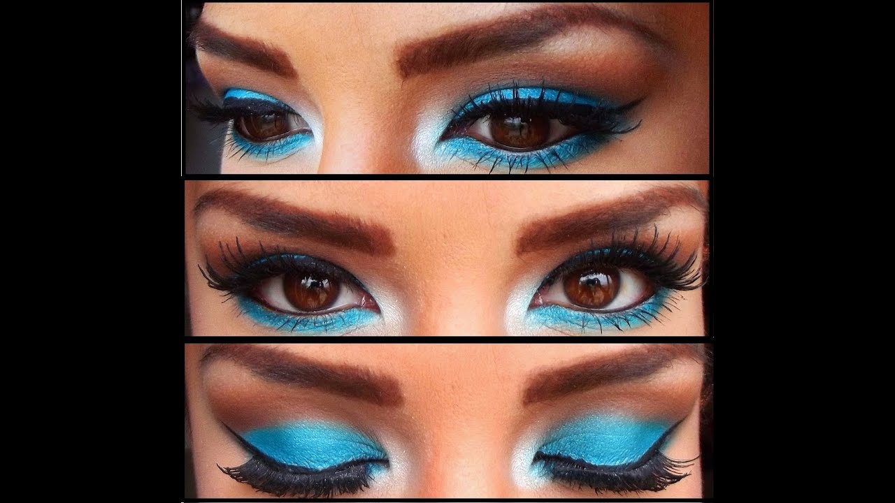 Descubre los encantos del maquillaje azul turquesa y resalta tu Belleza.