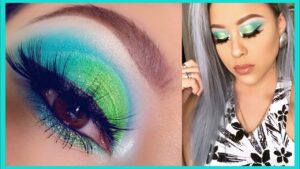 Explora la Belleza del maquillaje azul verde: tutoriales y consejos.
