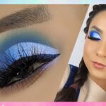 Descubre el fascinante maquillaje azul y blanco para realzar tu Belleza