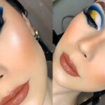 Descubre la magia del maquillaje azul y dorado: tips y tutoriales