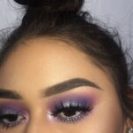 Logra un look impactante con el maquillaje baddie en tonos morados