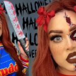 Transforma tu look con el maquillaje Chucky para mujer y sorprende a todos.