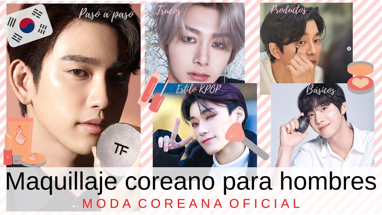Descubre el secreto del maquillaje coreano masculino para lucir impecable y seguro de ti mismo.