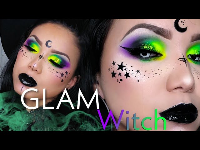 Descubre el maquillaje de bruja colorido para Halloween y eventos especiales