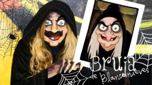 Encuentra el mejor maquillaje para tu disfraz de bruja de Blancanieves y luce espectacular en Halloween.