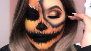 Descubre el maquillaje de calabaza perfecto para Halloween y sorprende a todos