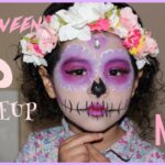 Descubre el encanto del maquillaje de catrina para niñas y embellece su Halloween.