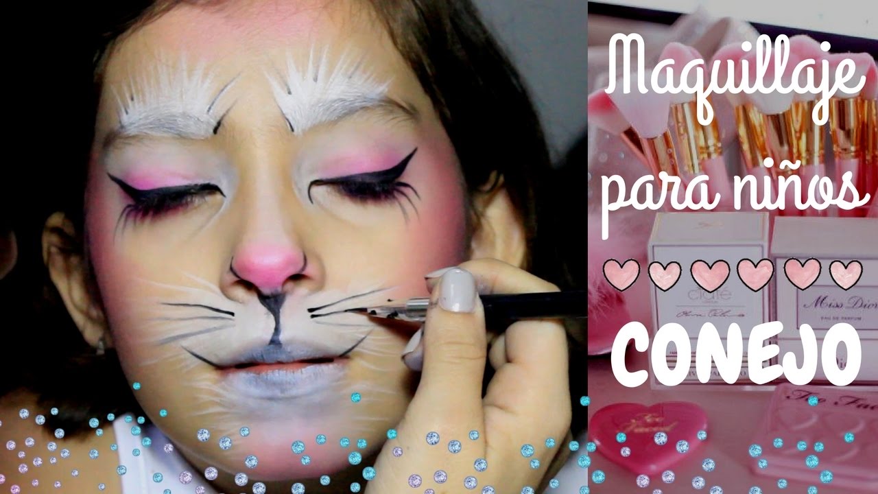 Descubre el encanto del maquillaje de conejo para niñas y crea looks adorables.