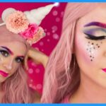 Descubre el mágico maquillaje de fantasía para niñas unicornio