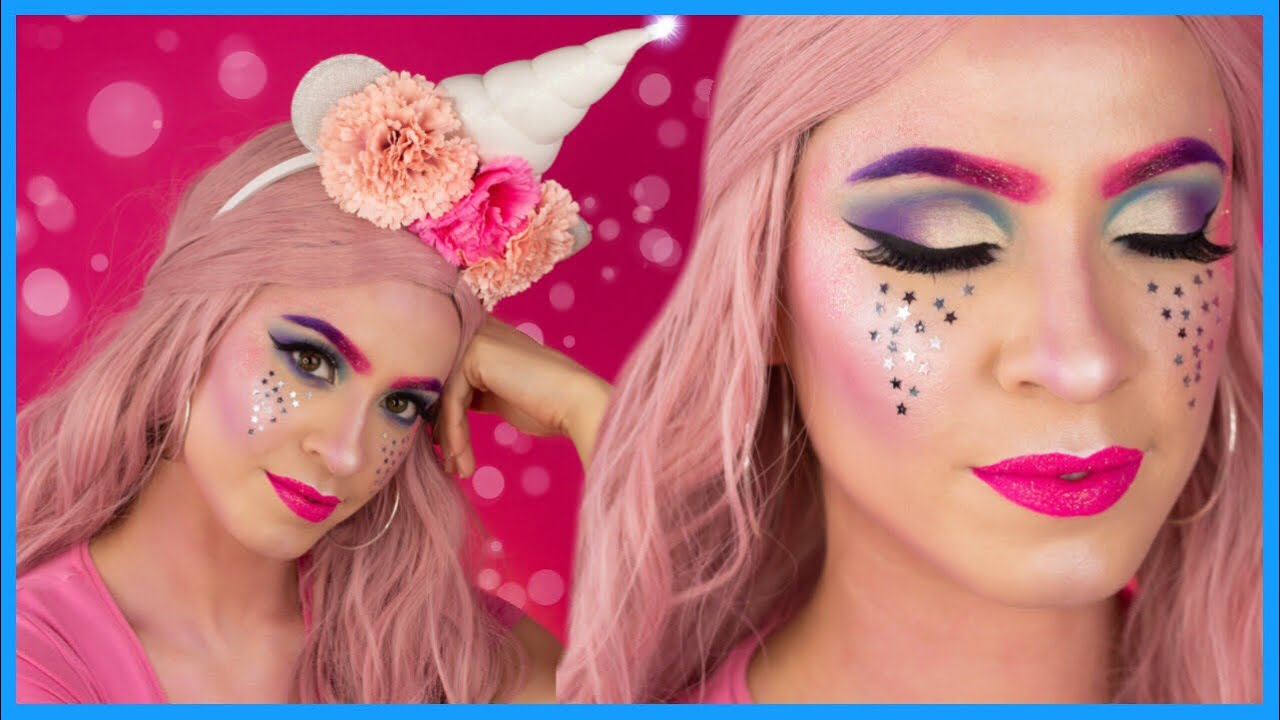 Descubre el mágico maquillaje de fantasía para niñas unicornio