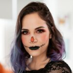 Descubre el maquillaje perfecto para Halloween en blanco y negro.