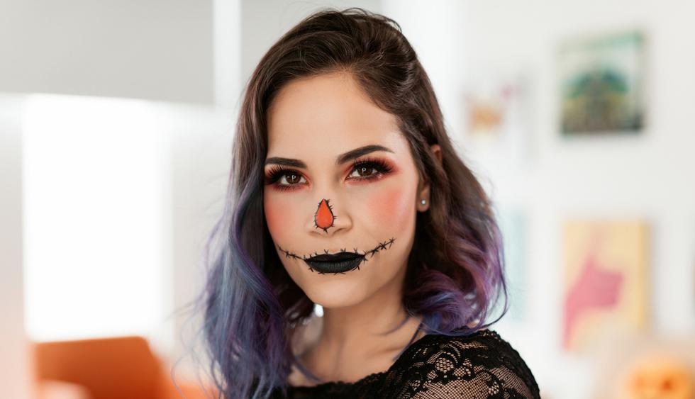 Descubre el maquillaje perfecto para Halloween en blanco y negro.