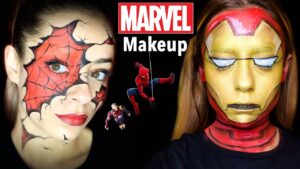 Transforma tu rostro en Iron Man con nuestro maquillaje artístico