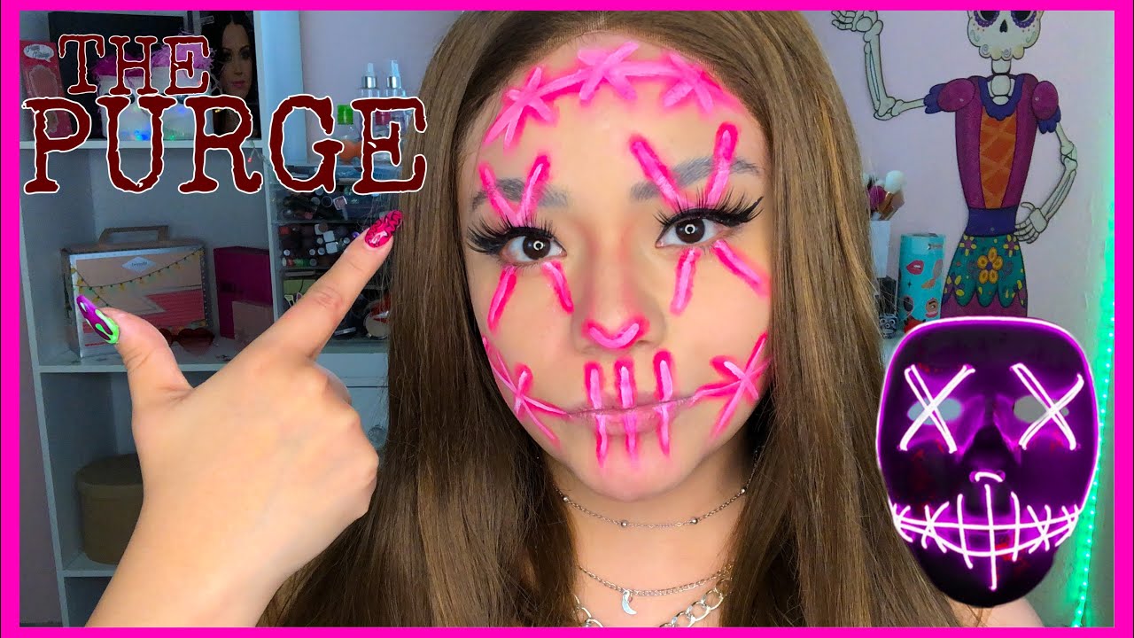 Consigue un look aterrador con el maquillaje de la purga