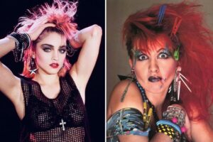 Descubre el maquillaje icónico de los años 80 para mujeres y luce un look retro y vibrante.