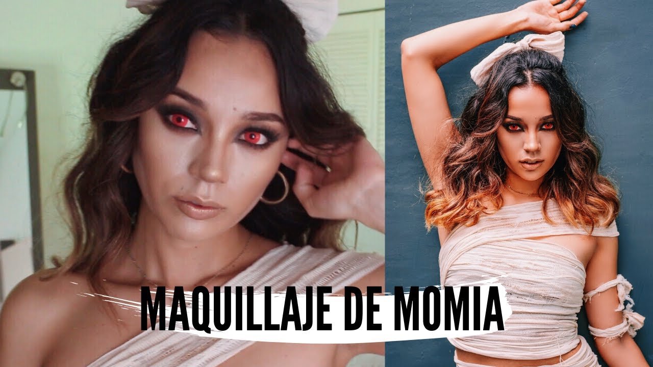 Consigue un look de momia impactante con nuestro maquillaje especializado