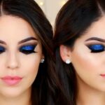 Logra un look radiante con un maquillaje de ojos azul fácil de hacer