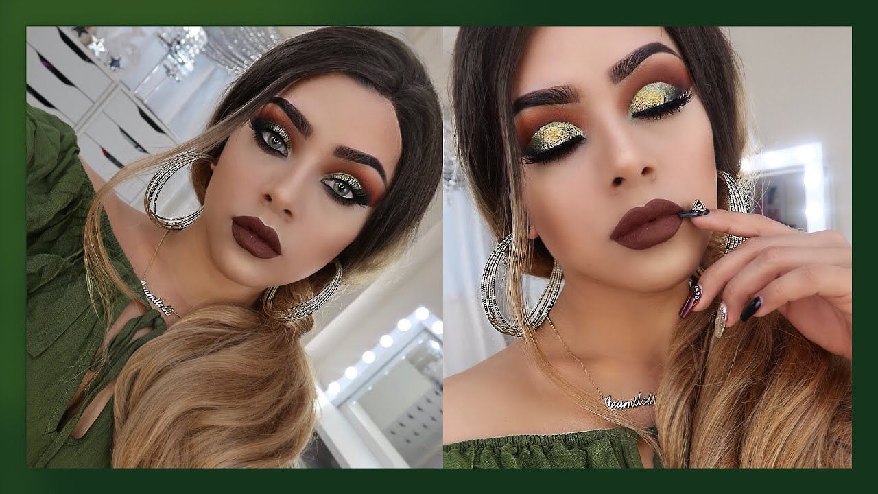 Descubre los mejores consejos de maquillaje para resaltar tus ojos con un vestido verde.