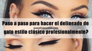 Descubre el secreto del maquillaje de ojos gato y luce una mirada felina irresistible.