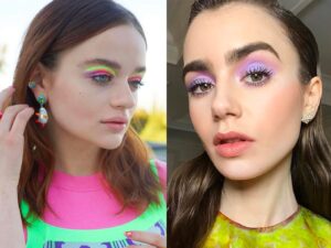 Descubre los secretos del maquillaje de ojos morado y verde para un look impactante