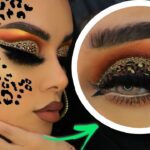 Descubre el encanto del maquillaje de ojos jirafa y luce una mirada única y sorprendente.