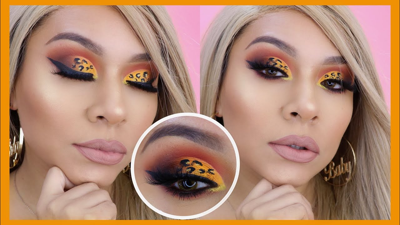 Consigue un look impresionante con maquillaje de ojos leopardo