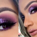 Consigue un look impresionante con maquillaje de ojos morado. Aprende a resaltar tu mirada con estos sencillos pasos. Perfecto para amantes del maquillaje y aficionados a los tonos morados.