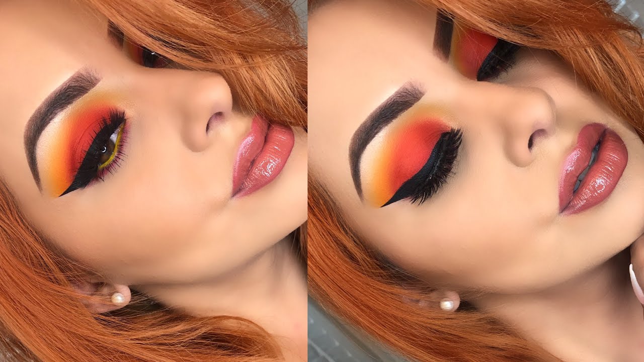 Descubre cómo lograr un maquillaje de ojos naranja perfecto en simples pasos