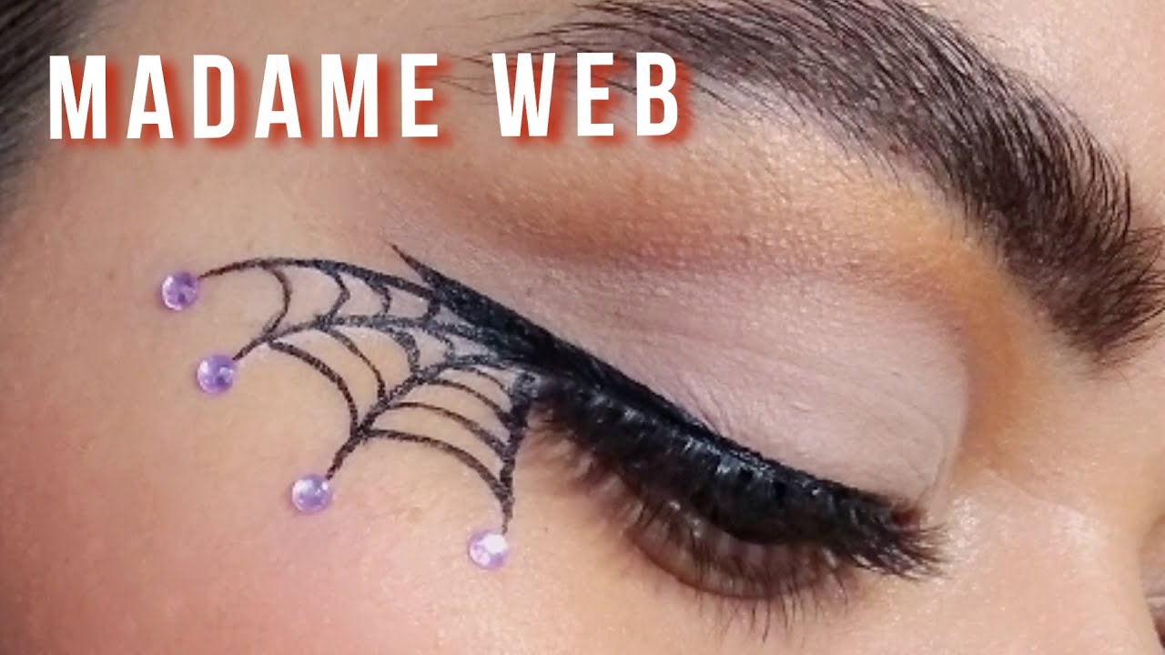 Descubre el maquillaje perfecto para tu disfraz de tela de araña.