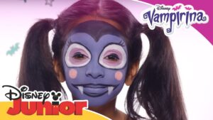 Disfruta del maquillaje vampirina para niña y sorprende a todos.